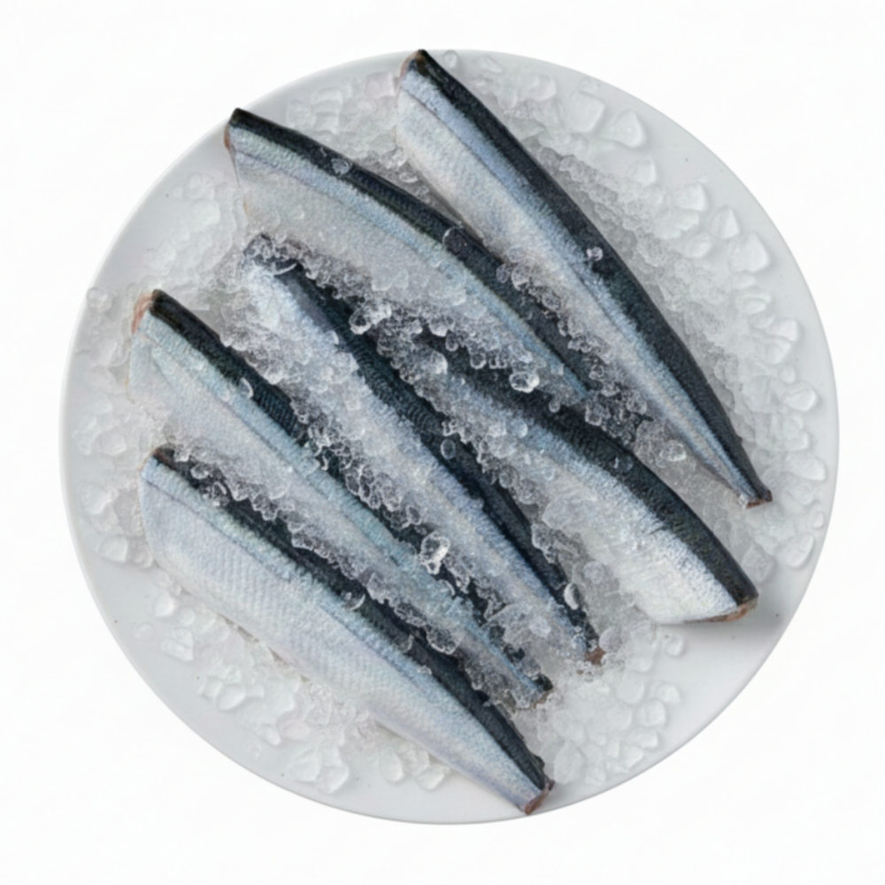 냉동 손질 꽁치 4kg 구이용 두절 조림용 벌크 업소용 식당용 - 메인 이미지
