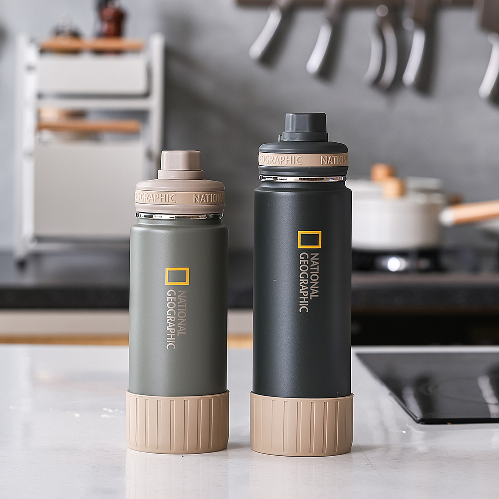 내셔널지오그래픽GT_Pro 이중스텐 스포츠텀블러600ml(밀리터리그레이) / NG9173 - 상세 이미지 5