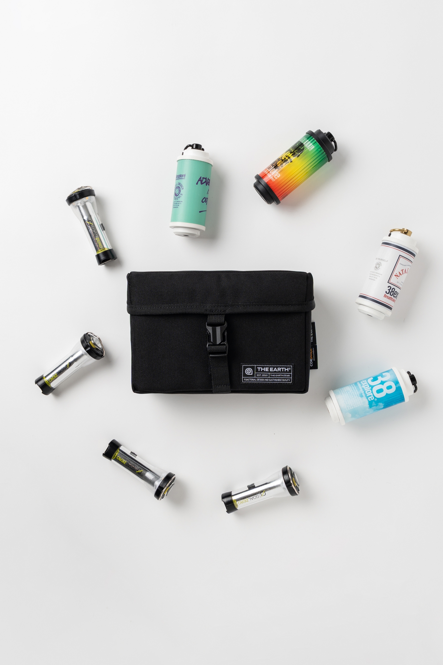 디얼스 코듀라 미니랜턴케이스 CORDURA Mini Lantern Case  골제로 미야비 하드케이스 블랙 - 상품 이미지