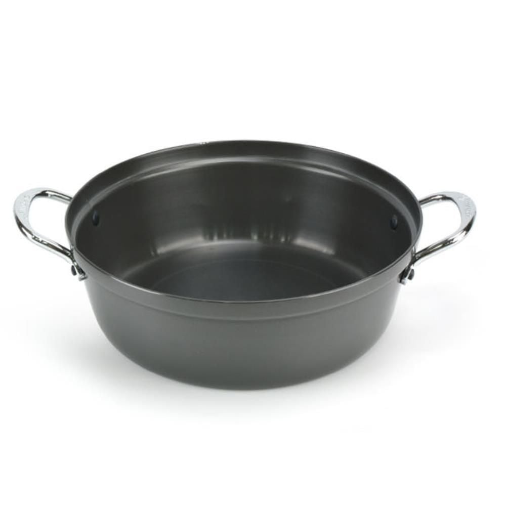 김치찌개 전골 칼국수 경질 냄비 뚜껑포함 24cm - 상품 이미지