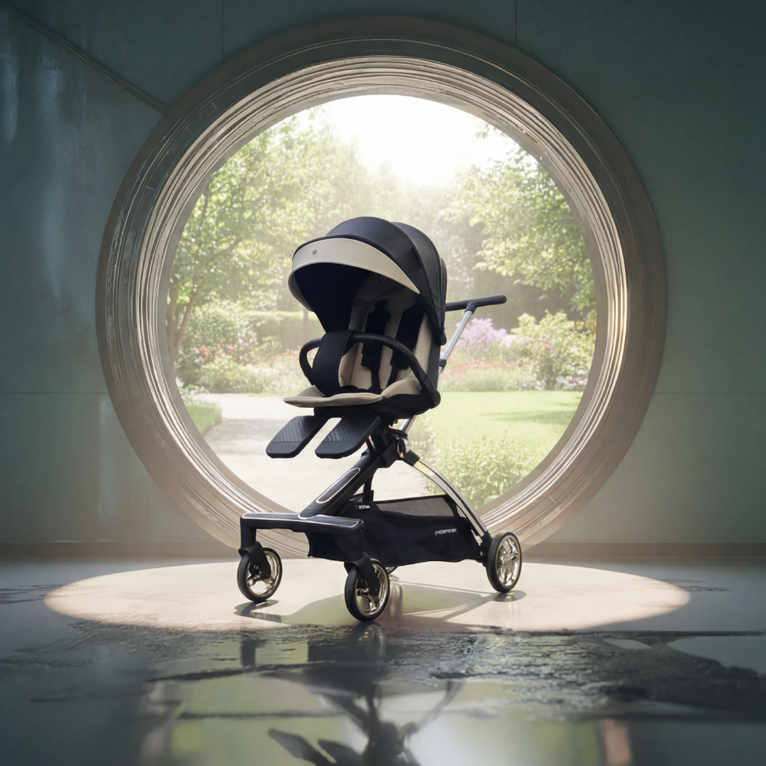 [누비앤타보] NUVY 노바 트라이크 휴대용 유모카 TAVO프리미엄 버전 블랙