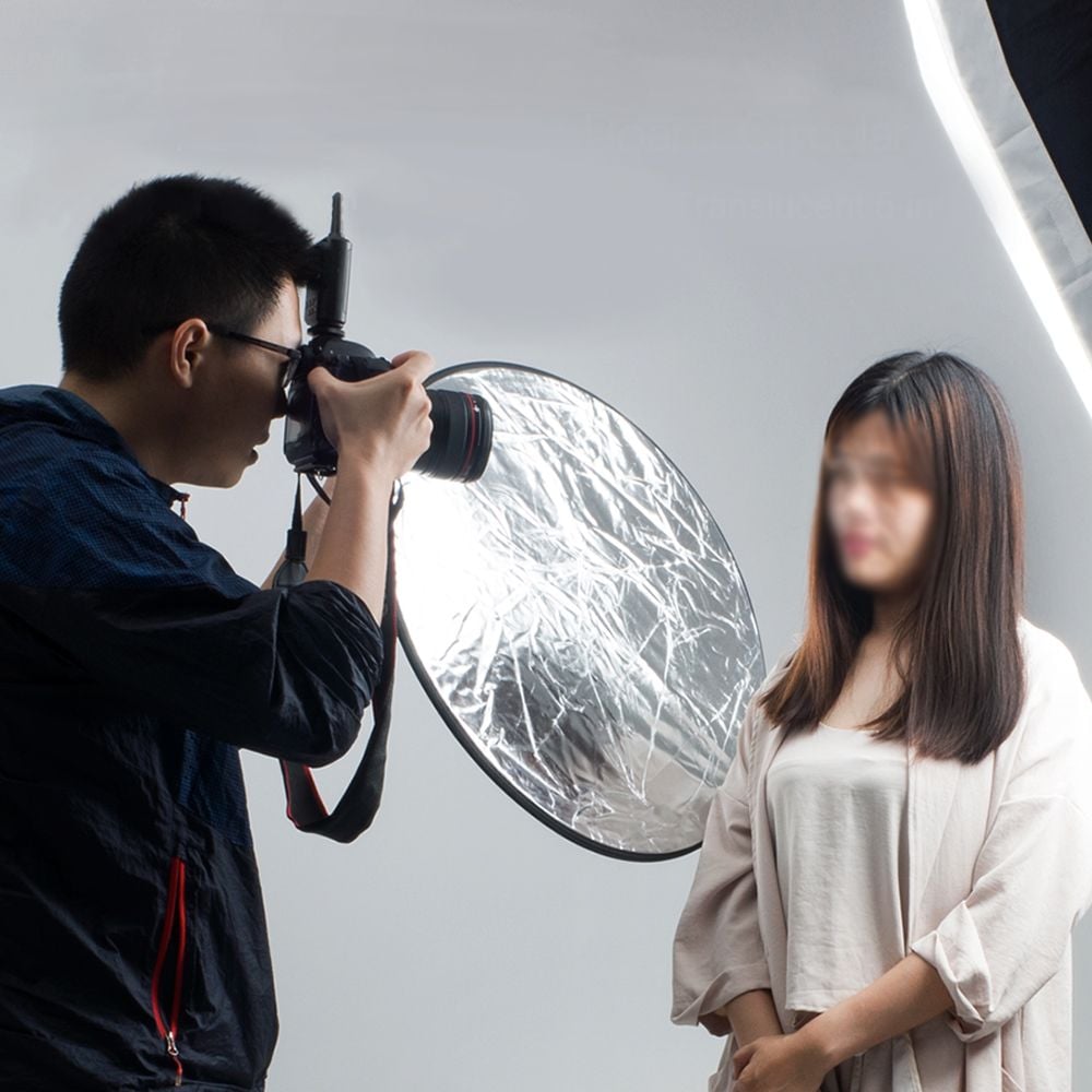 휴대용 접이식 60cm 반사판 조명 장비 휴대용 라이트 - 상품 이미지