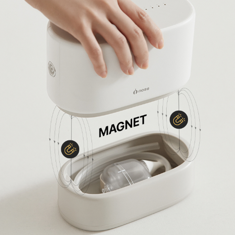 [특허받은] 아이노즈 무선 콧물흡입기 아기 신생아 감압식 휴대용 흡입기