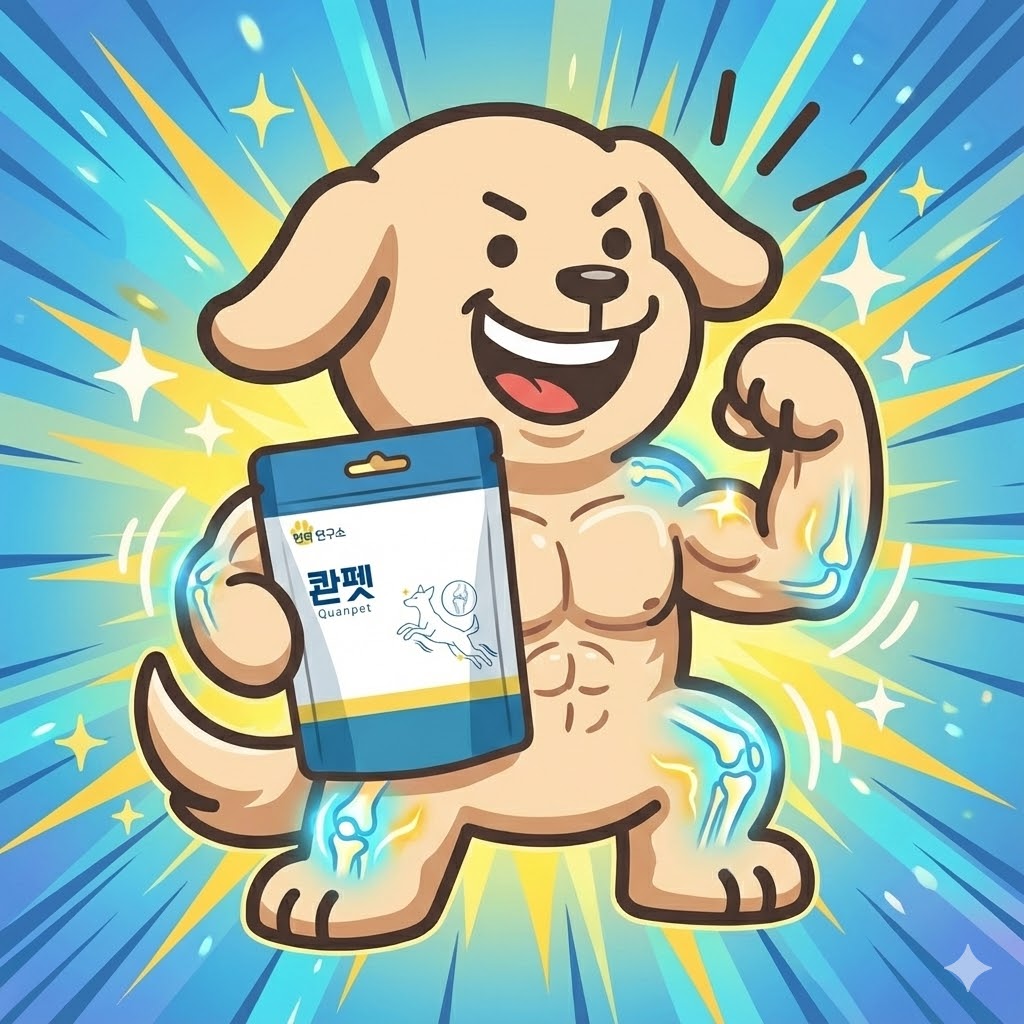 콴펫 강아지 관절 종합 영양제 슬개골 탈구 다이어트 유산균 마움바이오 60정, 1개 이미지 3