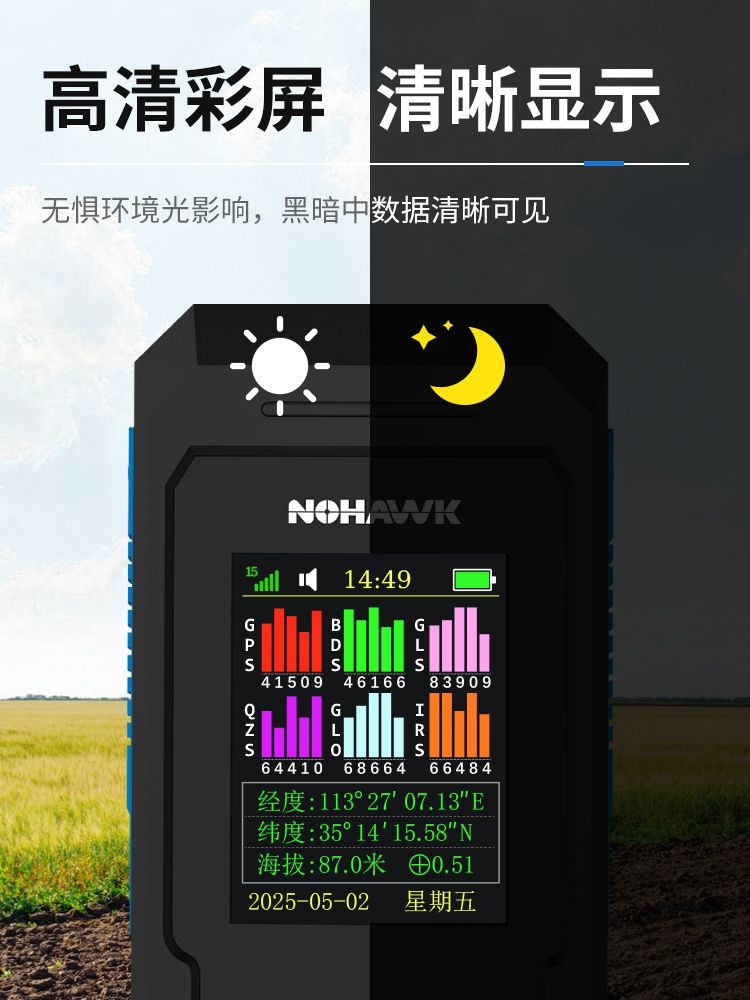 GPS 면적 측량 면적측정기 측정기 계측 토지 거리 6위성 토양 프로페셔널 위성 4대 + 리튬 배터 - 상세 이미지 2