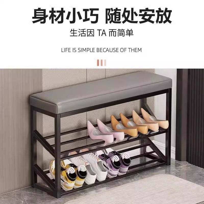 벤치 신발장 수납 스툴 현관벤치 수납도어형 수납장 슬림 벤치형 신발 틈새 벤치소파 골드 다크그레이 60x48 - 상세 이미지 5