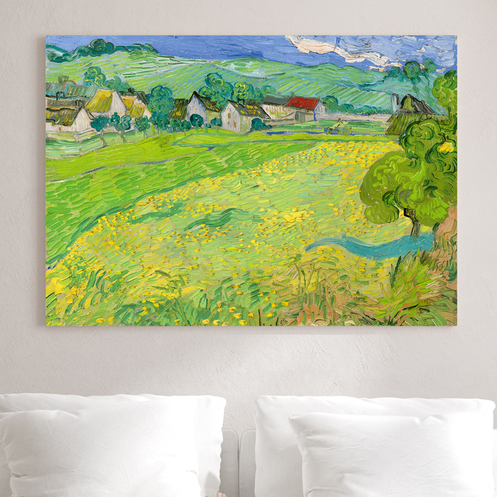 빈센트 반고흐 인테리어 그림 액자 포스터 명화 View of Vessenots - 상품 이미지