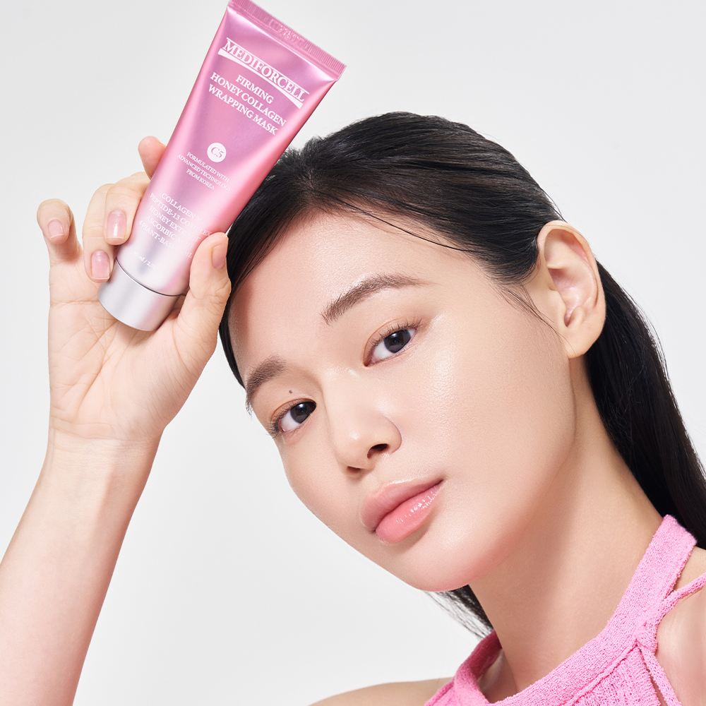 메디포셀 퍼밍 허니 콜라겐 랩핑 마스크 80ml, 1개 이미지 3