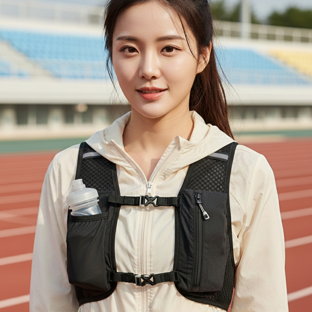초경량 러닝 조끼 베스트 트레일 런닝 여름 등산 마라톤 아웃도어 조깅 - 메인 이미지