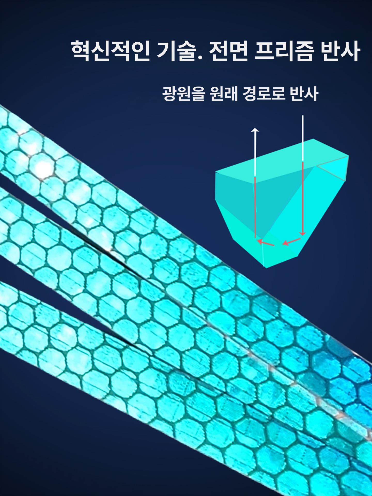 차량용 고휘도 반사 스티커 야간 안전 오토바이 자전거 방수 테이프 1cmx1m - 상세 이미지 4