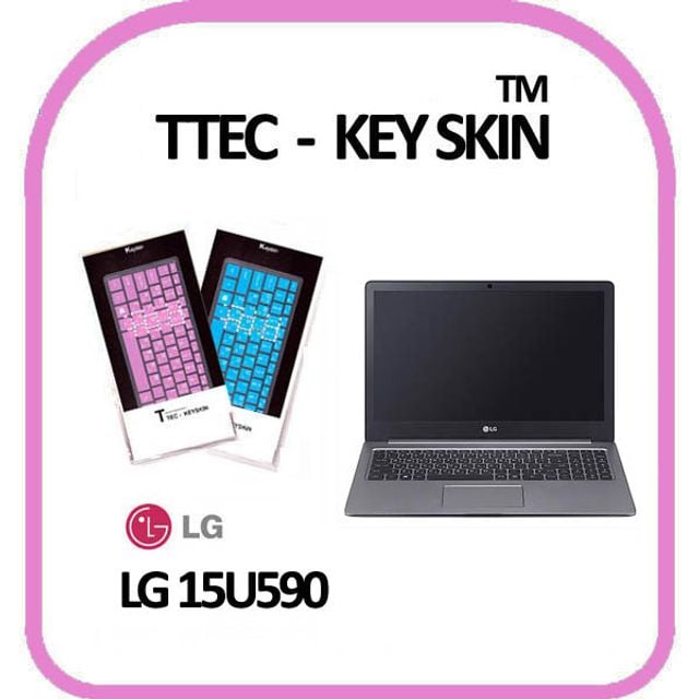 LG전자 2019 울트라PC 15U590 자판인쇄 노트북 키스킨 블루 - 상품 이미지