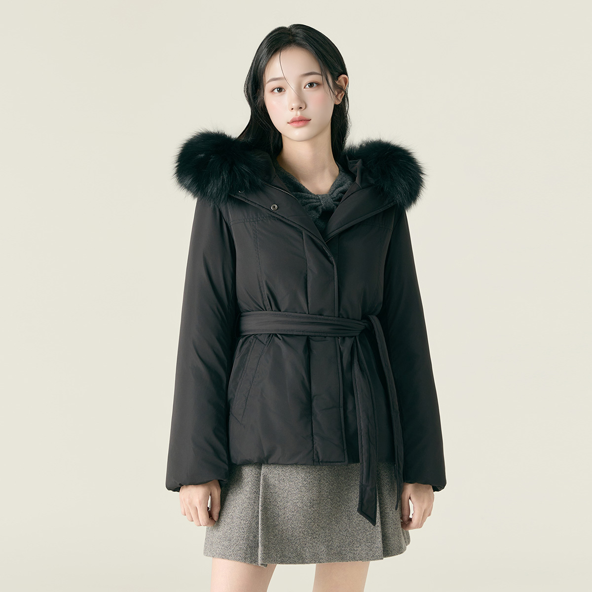 로엠 벨티드 숏 다운 RMJDF4CR01 이미지 7