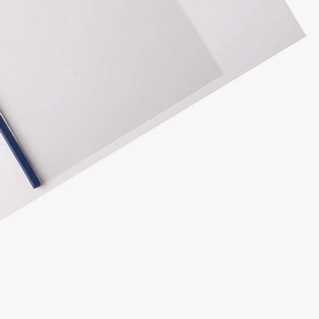 제본 노트 커버 스틸 열제본표지 6mm 청색 100매 - 메인 이미지
