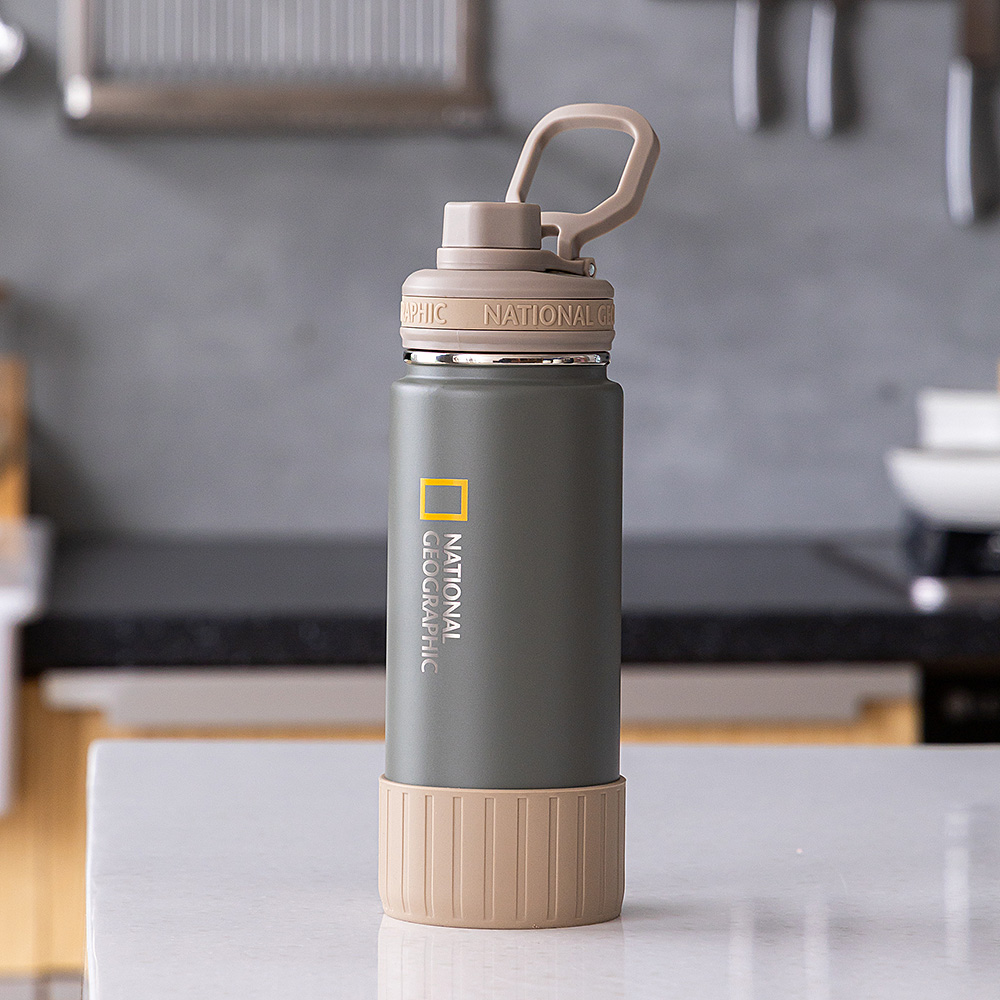 내셔널지오그래픽GT_Pro 이중스텐 스포츠텀블러600ml(밀리터리그레이) / NG9173 - 상품 이미지