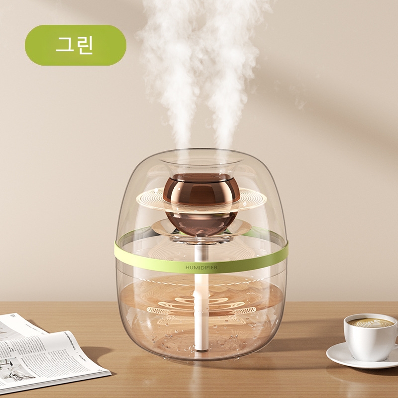 홈카페 인테리어3L 대용량 초음파 무드등 가습기 360도 광역분사 - 상세 이미지 4
