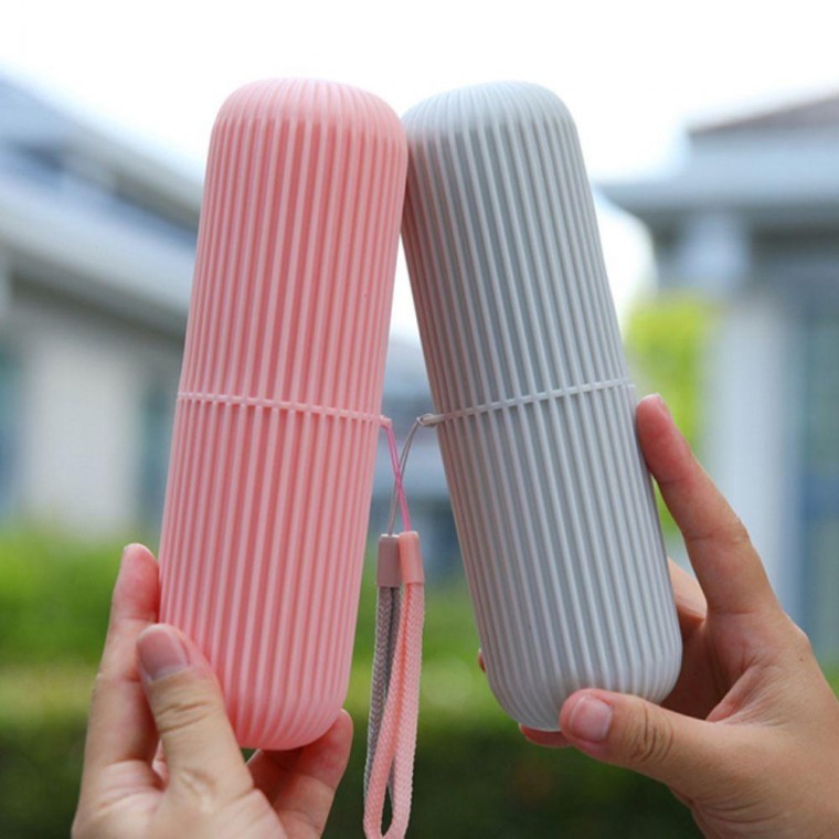 칫솔 케이스 통 휴대용 사무실 보관 여행용 치약 칫솔 - 상품 이미지