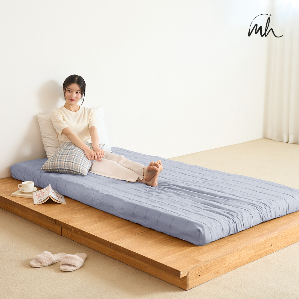몽스홈 국내생산 푹신탄탄 12존 매트리스 바닥 원룸 자취 침대 수면매트 토퍼 6cm MS - 상세 이미지 4