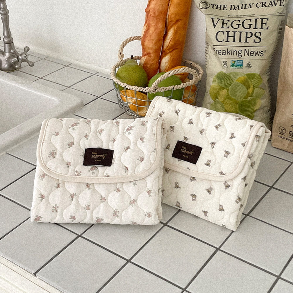 베이비소풍 휴대용 기저귀 패드 매트 갈이대 누빔