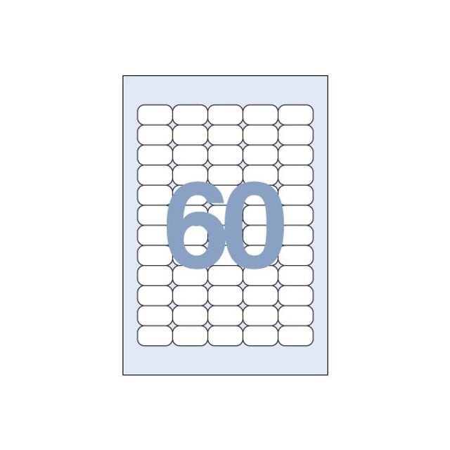 세모네모 라벨지 100매 C 3019 (60칸) - 메인 이미지