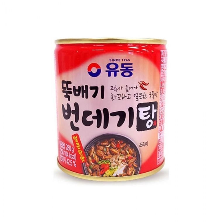 DS 얼큰한 캠핑 번데기탕 캔조림 280g 술안주 유동 뚝배기 - 메인 이미지