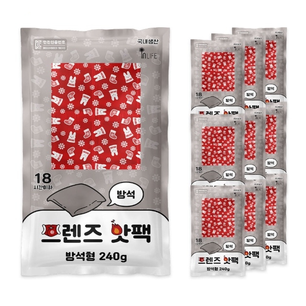 방석핫팩 야외 공연장 낚시용 의자용 방석온열팩 30개 - 메인 이미지