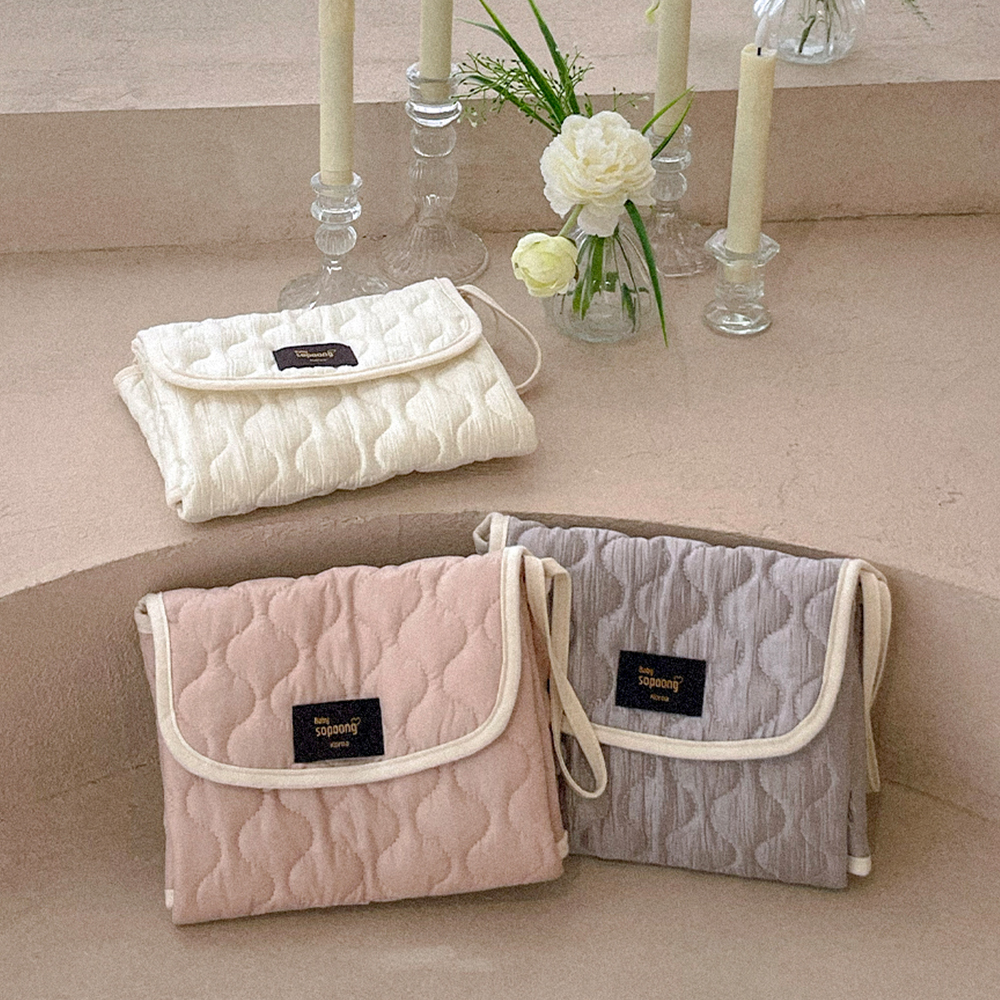 베이비소풍 휴대용 기저귀 패드 매트 갈이대 누빔