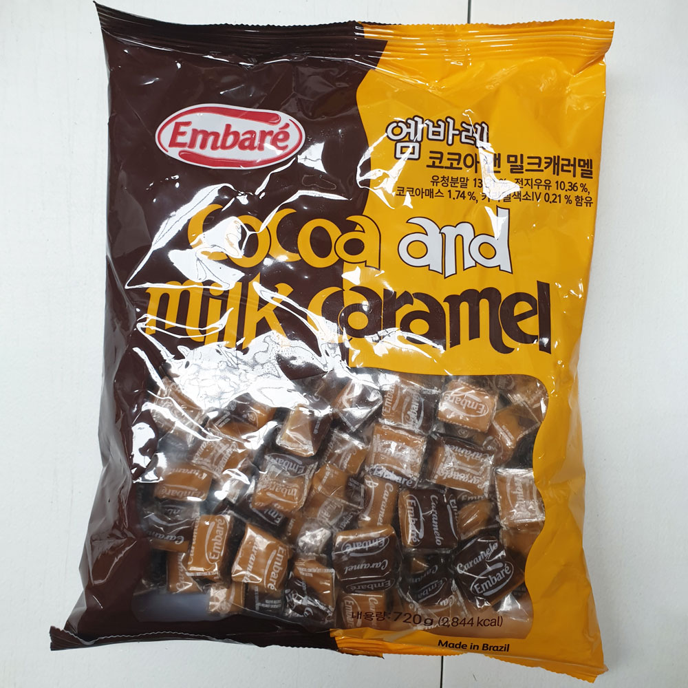 Embare 엠바레 앤 밀크 캐러멜 코코아앤밀크, 720g, 1개 - 상품 이미지