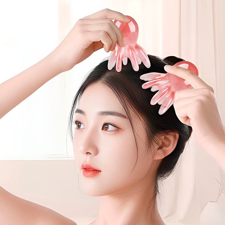 문어 괄사 마사지기 전신 바디 얼굴 두피 팔다리 경락 리프팅 도구 - 상세 이미지 2