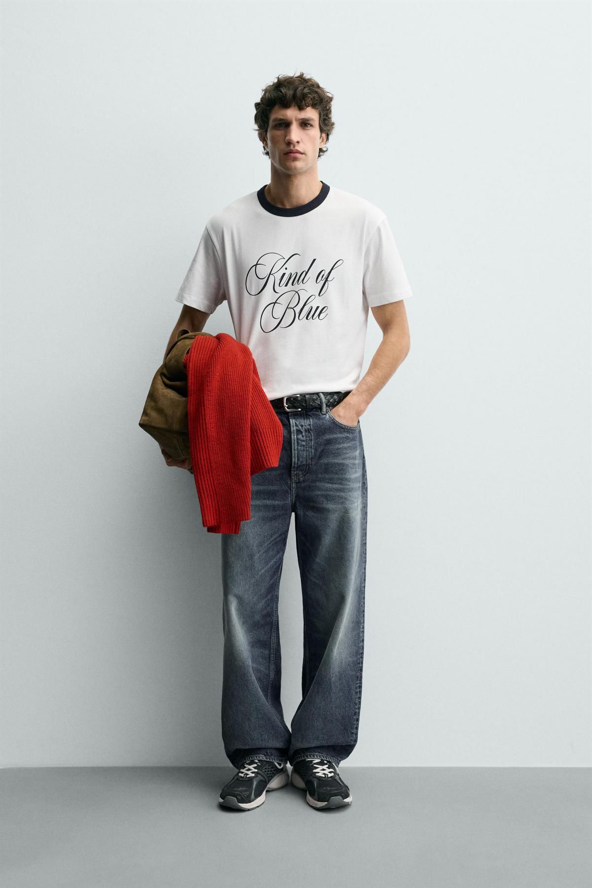 자라 프린트 레터링 코튼 반팔 티셔츠 1277/318 WHITE - 상세 이미지 2
