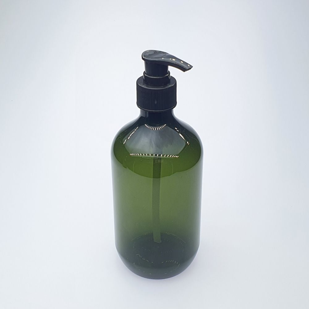 공병 샴푸 펌핑용기 디스펜서 그린 500ml 펌핑용기 - 상품 이미지
