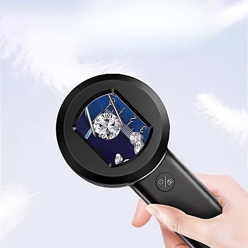 촬영저장 확대경 보석감정 디지털 현미경 전자부품 검사 IPS 스크린 고배율 휴대용 산업용 - 상세 이미지 4