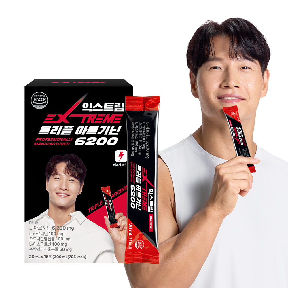 익스트림 김종국 트리플 아르기닌 6200 15포, 1개 제품 이미지