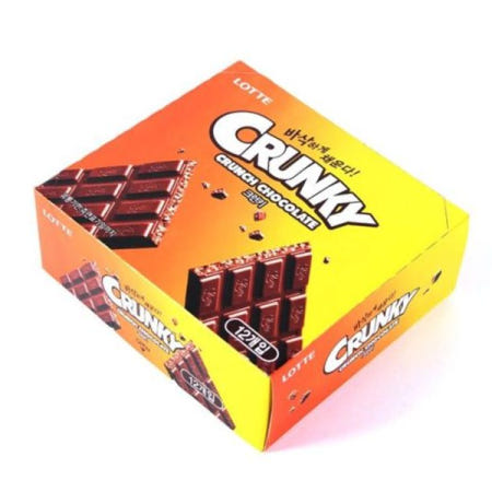 간식 초콜릿 롯데 크런키(행사상품) x 12개