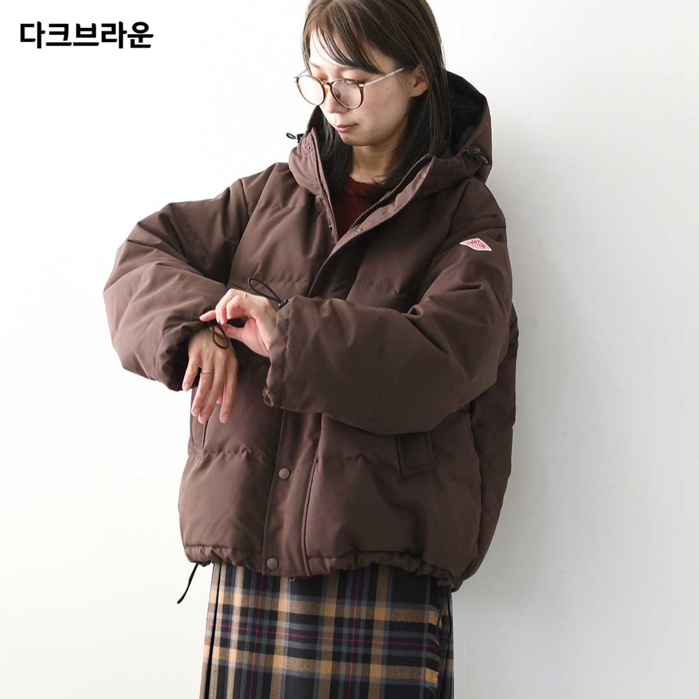 단톤 여성 실루엣 다운 후드 자켓 패딩 DT-A0008TPR 25FW 네이비 S 이미지 8
