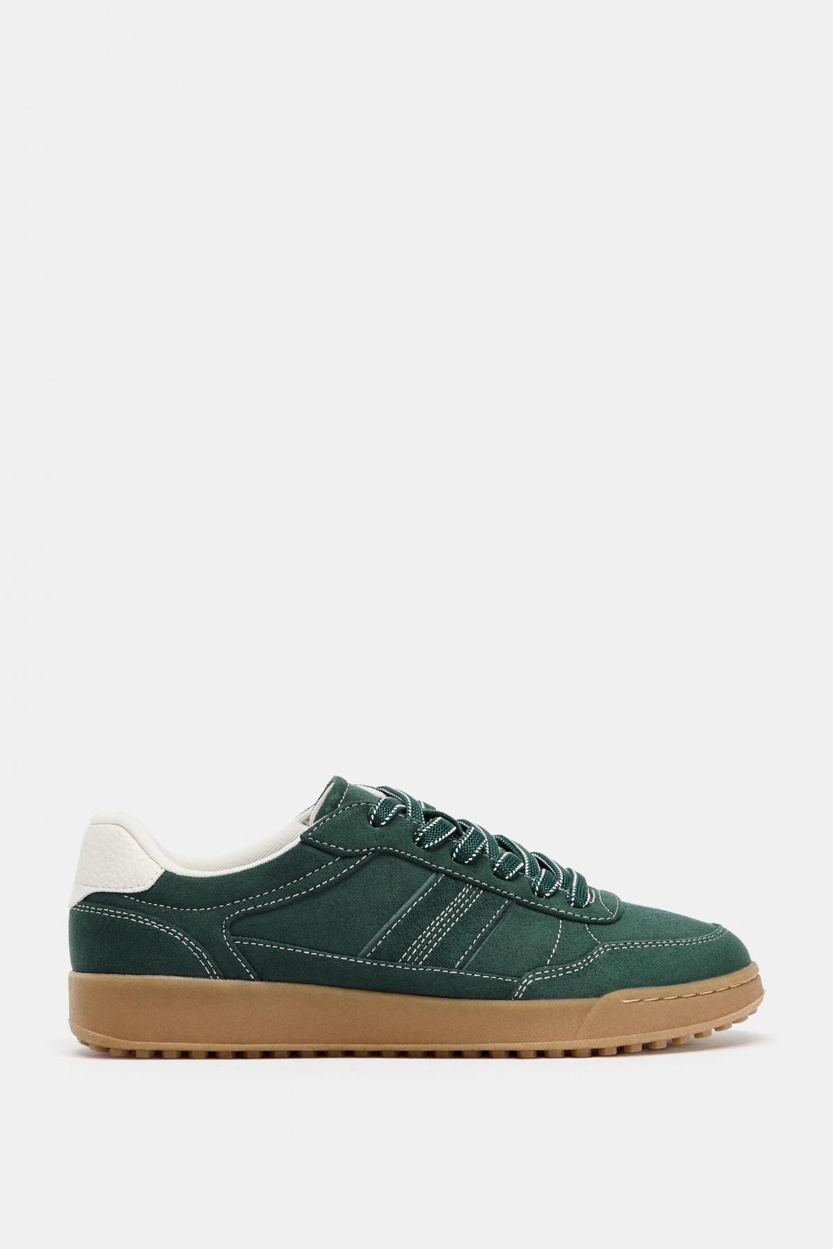 자라 테크니컬 컨트라스트 스니커즈 5002/710 GREEN - 상품 이미지