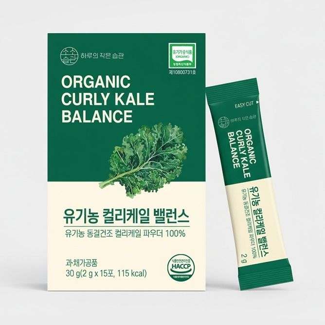 소소습관 유기농 컬리케일 밸런스 동결건조 곱습케일 100% 분말 가루 15포, 1개 - 상세 이미지 2