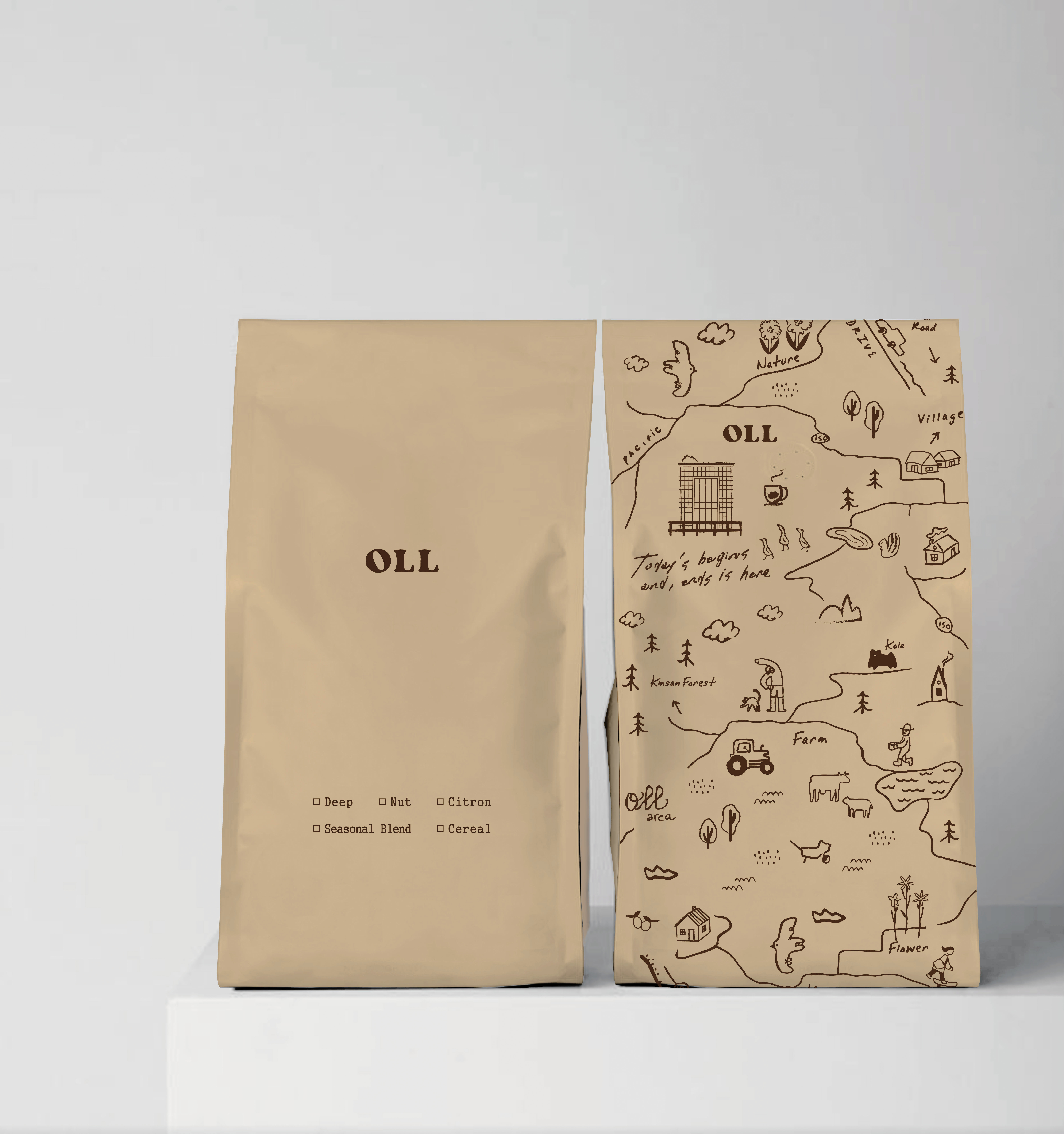 옳 시트론블렌드 원두 1kg 당일로스팅,산미있고 향미좋은 - 상품 이미지