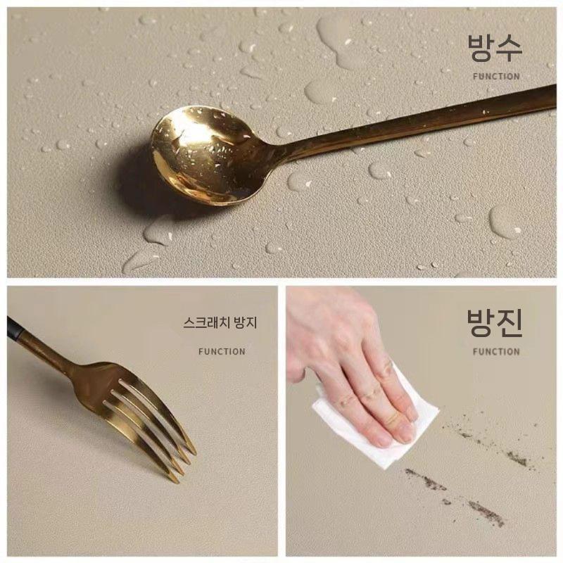 디자인 모던식탁매트 유리대용 덮개 테이블보 식탁보 - 상세 이미지 5