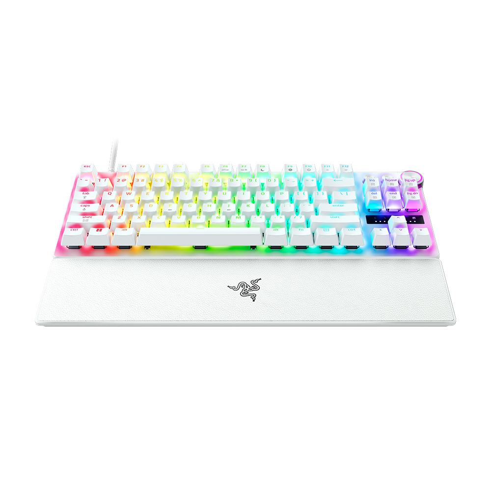 레이저코리아 헌츠맨 V3 Pro TKL 8K 영문각인 광축 게이밍 키보드, 화이트 - 상세 이미지 3