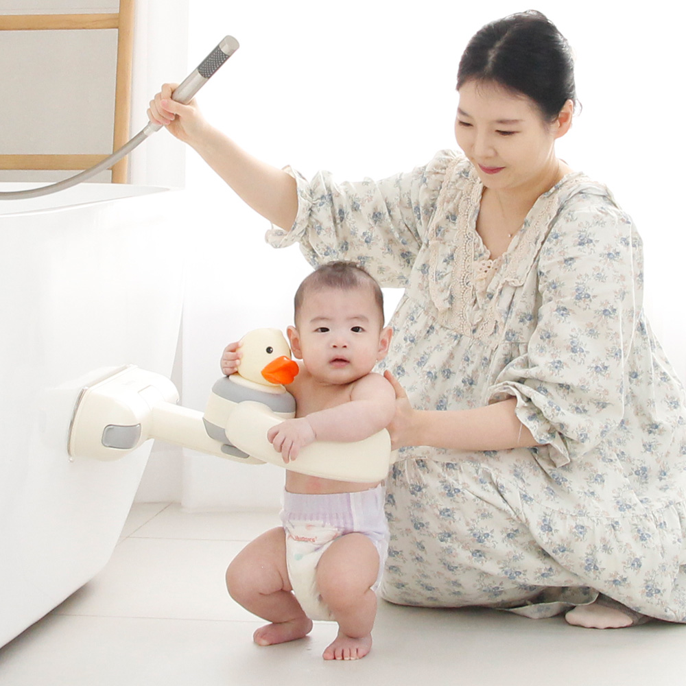 예꼬맘 아기 샤워핸들 목욕핸들 유아 목욕 부착식 접이식 흡착식 휴대용 출산선물