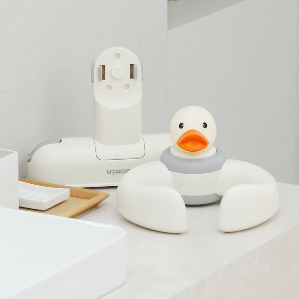 예꼬맘 아기 샤워핸들 목욕핸들 유아 목욕 부착식 접이식 흡착식 휴대용 출산선물