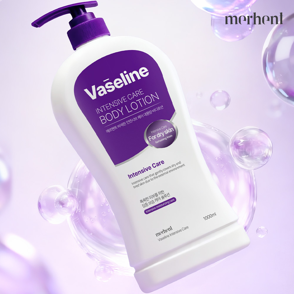 1+1 메르헨트 인텐시브 대용량 바세린 바디로션 1000ml 향좋은 보습 크림 남자 여자