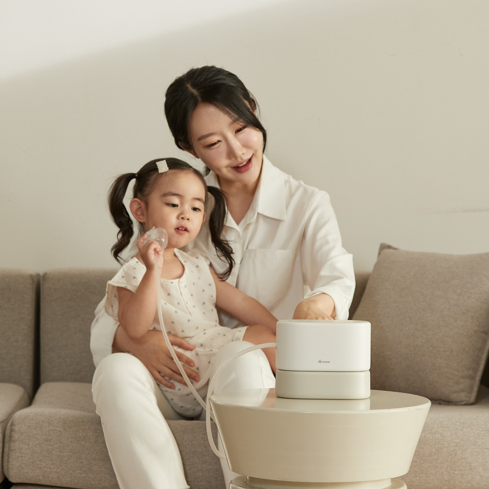[특허받은] 아이노즈 무선 콧물흡입기 아기 신생아 감압식 휴대용 흡입기