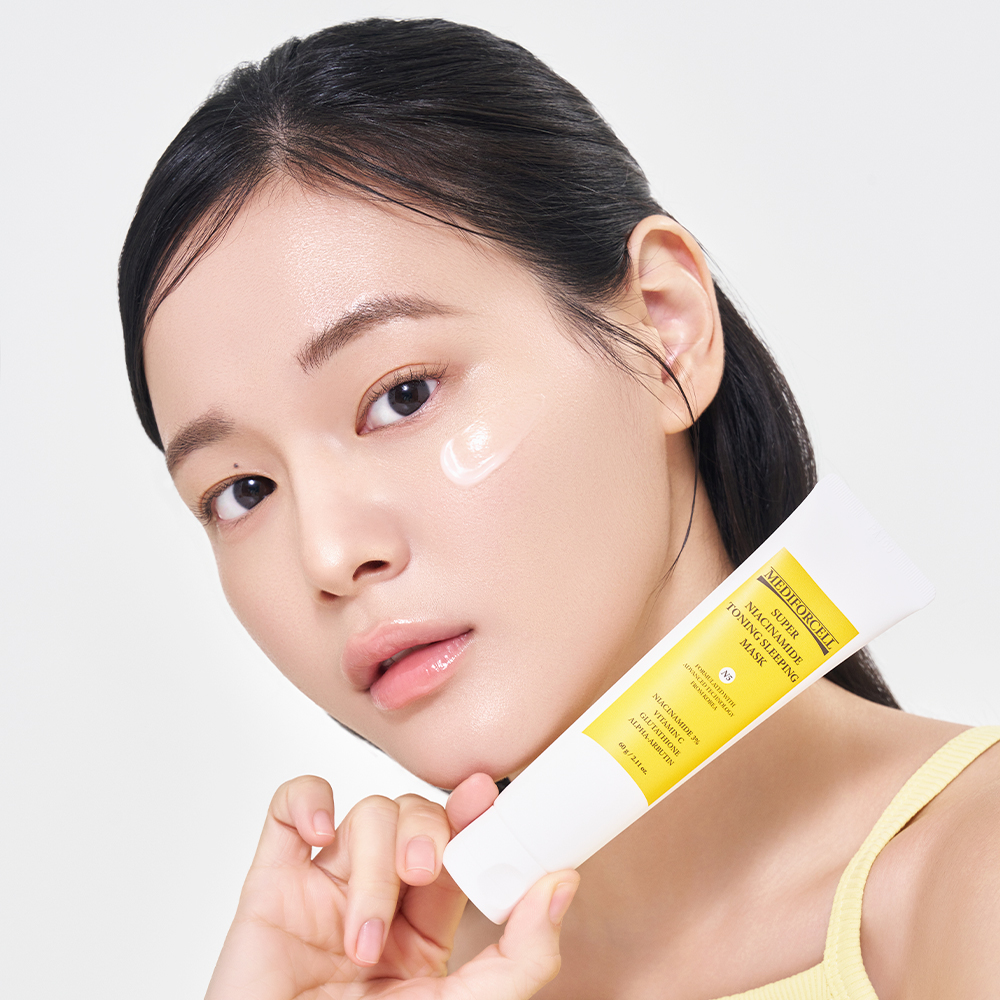 메디포셀 슈퍼 나이아신아마이드 토닝 슬리핑 마스크 60g, 1개 - 상세 이미지 3