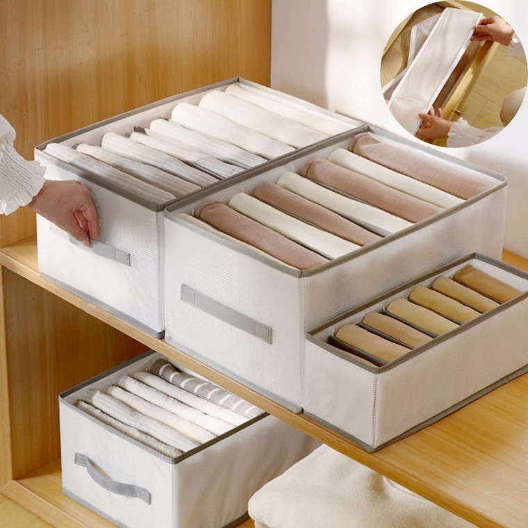 탄탄한 옷정리함 의류 티셔츠 바지 브래지어 정리함 - 상품 이미지