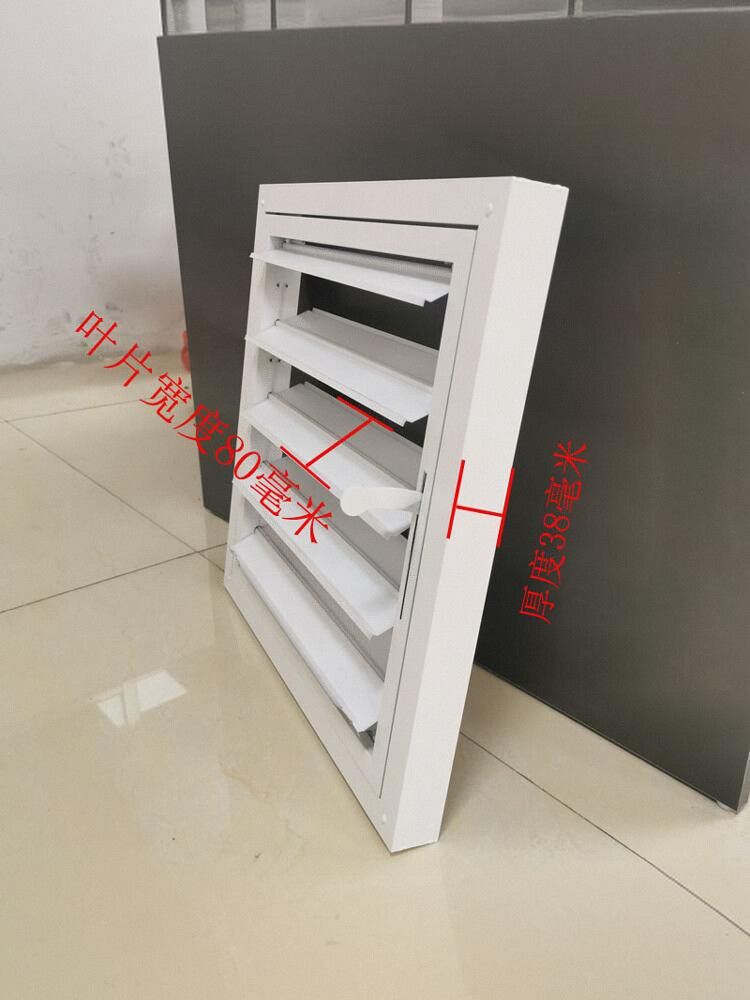 루바 수동조절 루버 환풍구 셔터 갤러리창 환기창 개폐창문 - 상세 이미지 4