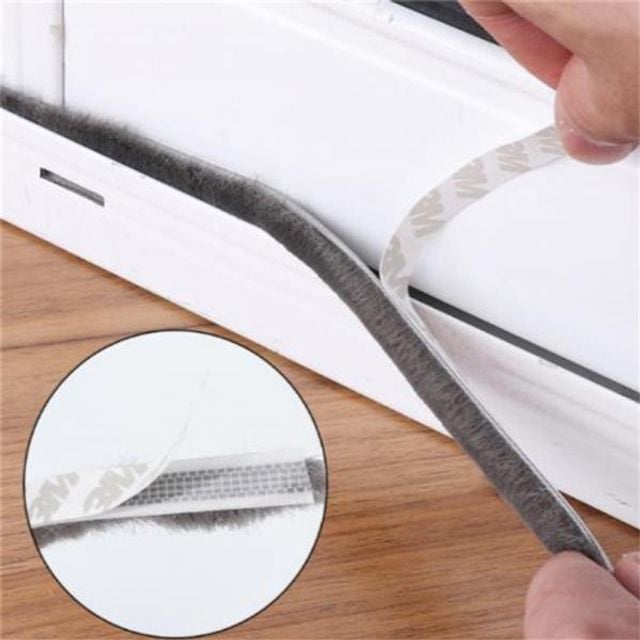 현관틈막이 창문틈막이 틈막이 모헤어 모문풍지 7mm 8mm 2m - 상품 이미지