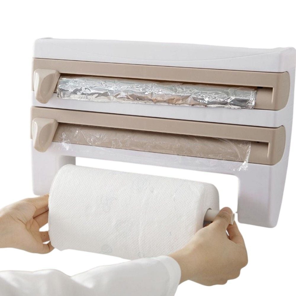 비닐랩 호일 커팅기 디스펜서 (베이지) DK77 - 상품 이미지