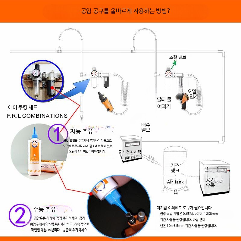 소형 에어그라인더 공압 에어연마기 핸드형 그라인더연마기 이미지 6