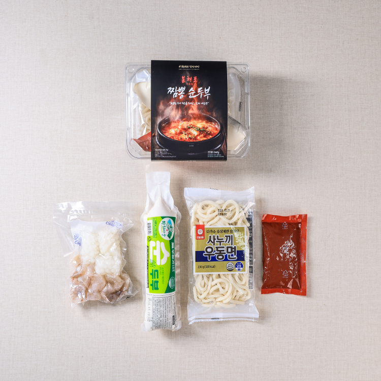 해물듬뿍 짬뽕순두부 840g(끓이면 1,500g) 2~3인분 건더기 없는 편식짬뽕 이미지 3